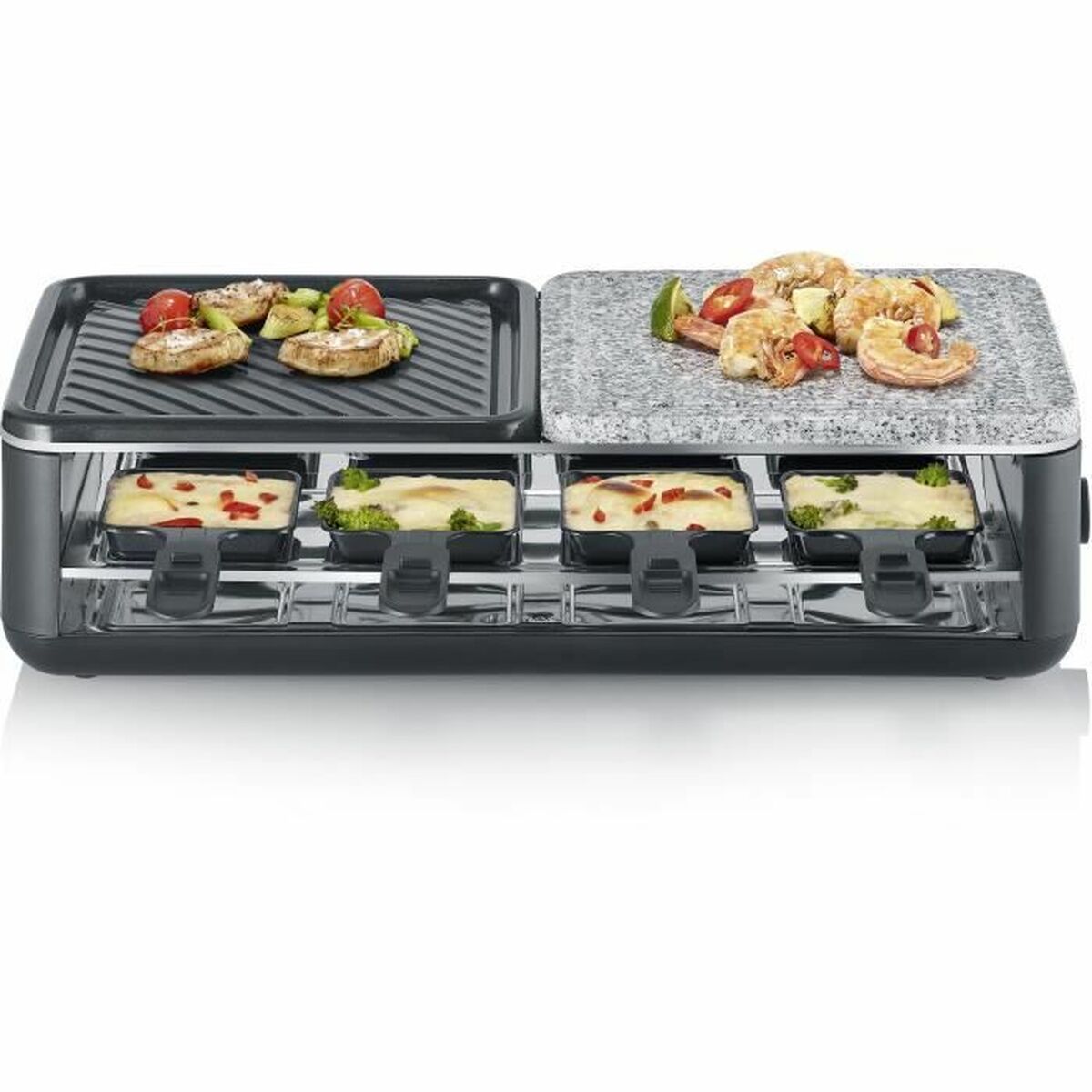 Raclette Severin RG2366 Svart noir 1300 W - 4