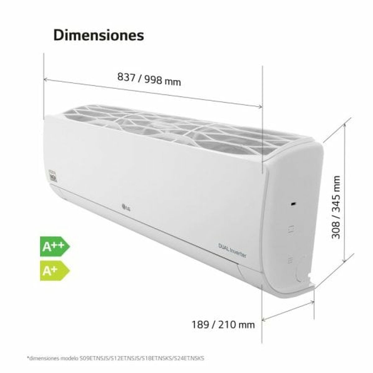Luftkonditionering LG REPLACE09.SET Split - 4