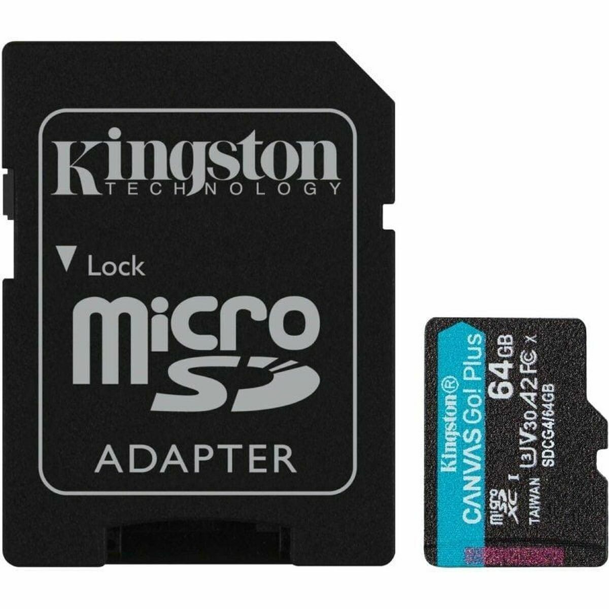 Micro-SD Minneskort med Adapter Kingston SDCG4/64GB 64 GB