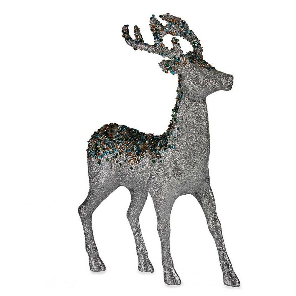 Julrenar Krist+ Silvrig Silver Julrenar 15 x 45 x 30 cm (2 antal) - 4