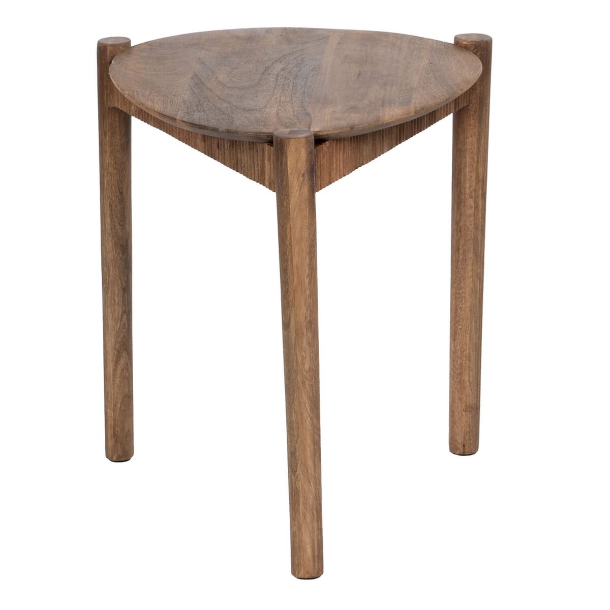 Sidobord 58 x 56 x 56 cm Naturell Mangoträ - 2