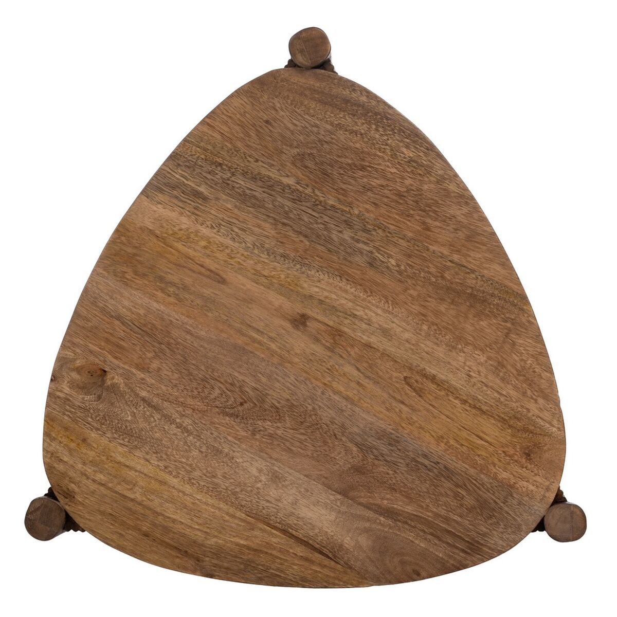 Sidobord 58 x 56 x 56 cm Naturell Mangoträ - 8