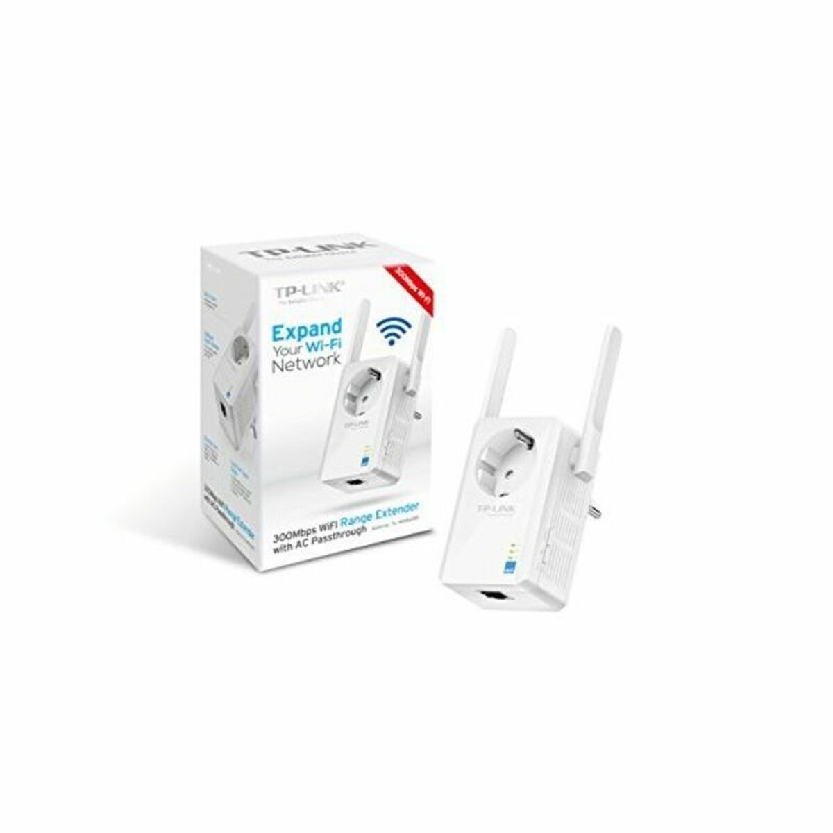 Anslutningspunkt med relästation TP-Link TL-WA860RE           WiFi N300 2T2R Vit - 3