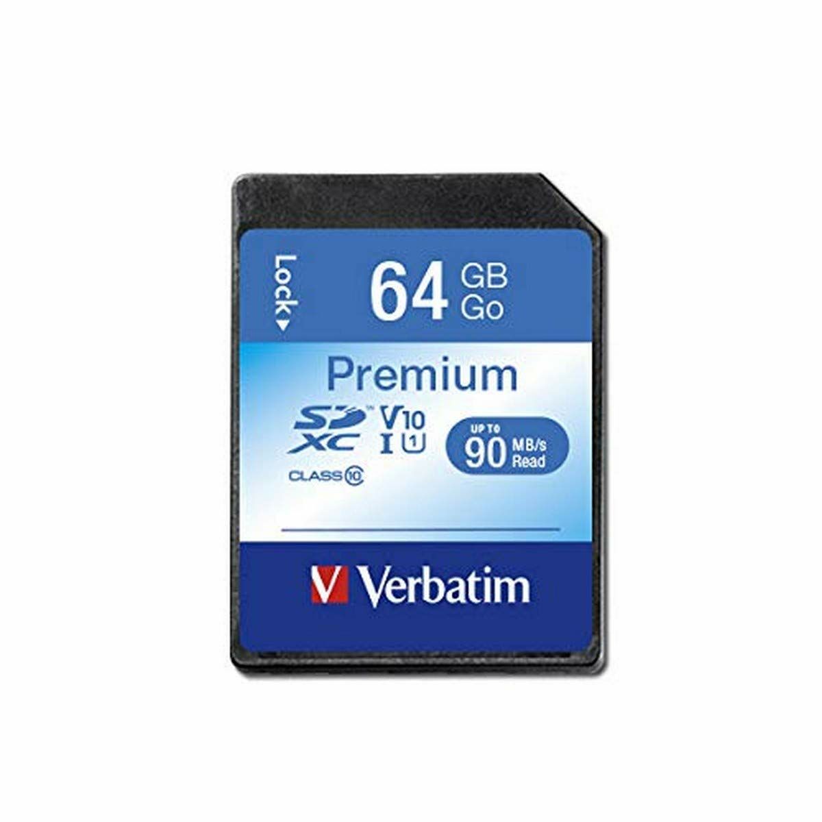 SD Minneskort Verbatim PREMIUM SDXC C10/U1 64 GB 2 g - 2