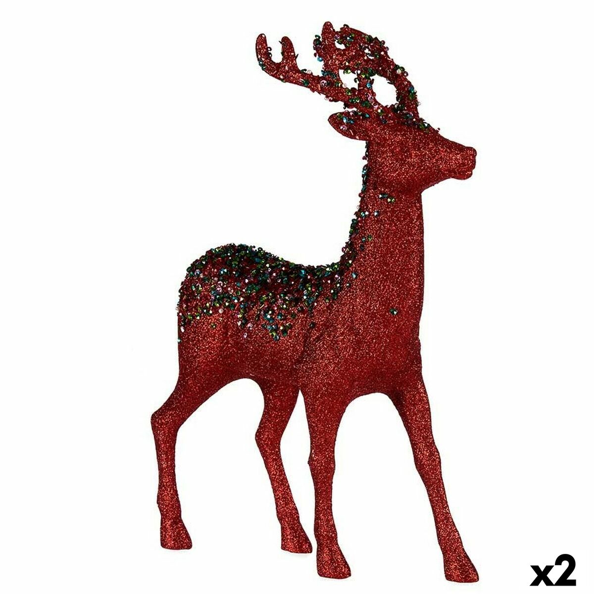 Julrenar Krist+ Röd Julrenar 15 x 45 x 30 cm (2 antal) - 3