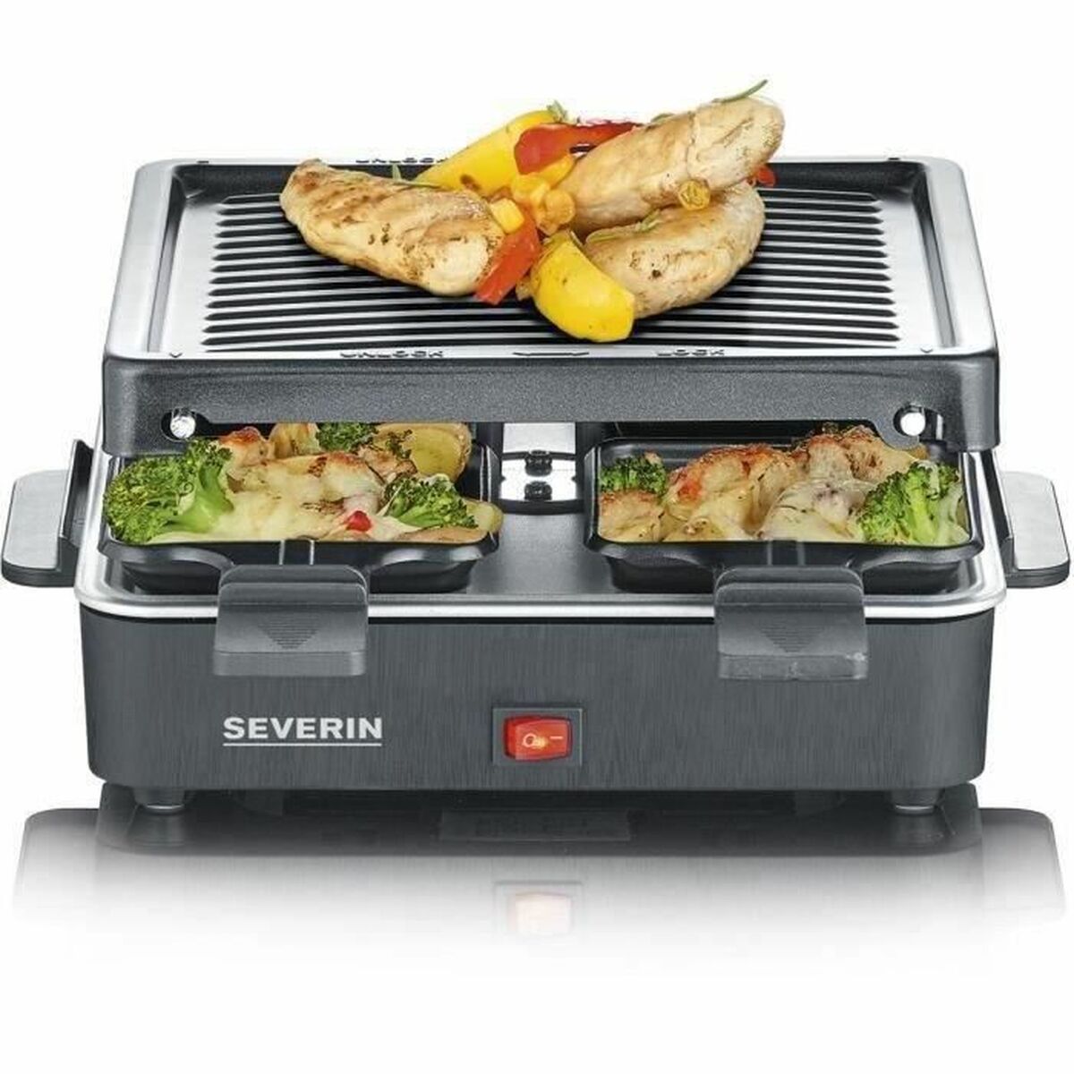 Raclette Severin RG 2370 Svart noir - 3