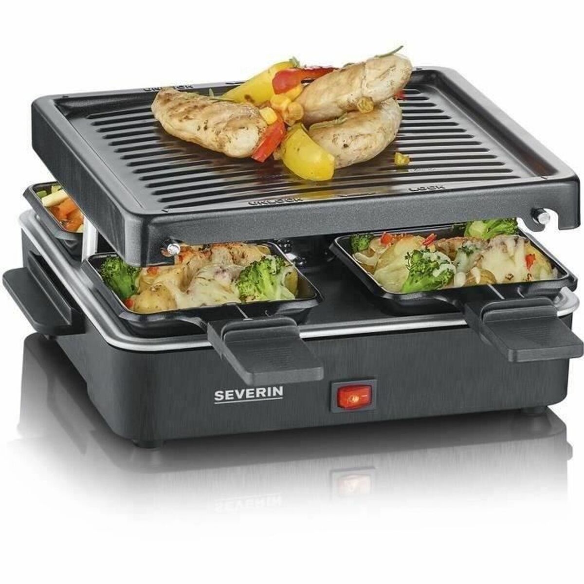 Raclette Severin RG 2370 Svart noir - 2