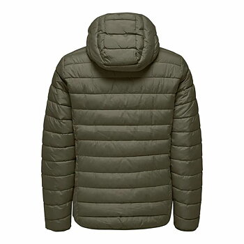 Träningsjacka Herr Only & Sons Onsbrody Quilt Oliv