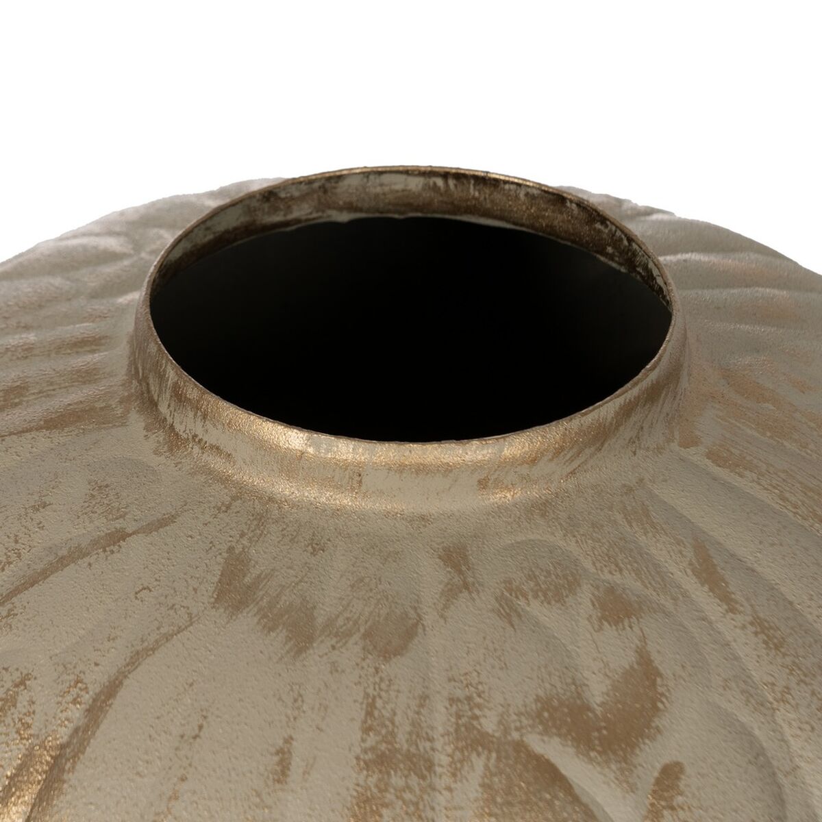 Vas Beige Gyllene Järn 25 x 25 x 33 cm - 3