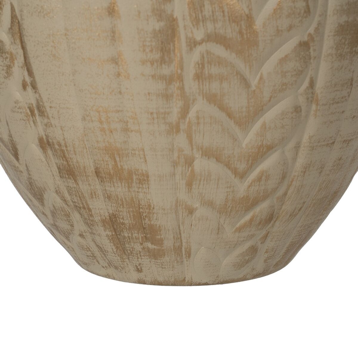 Vas Beige Gyllene Järn 25 x 25 x 33 cm - 6