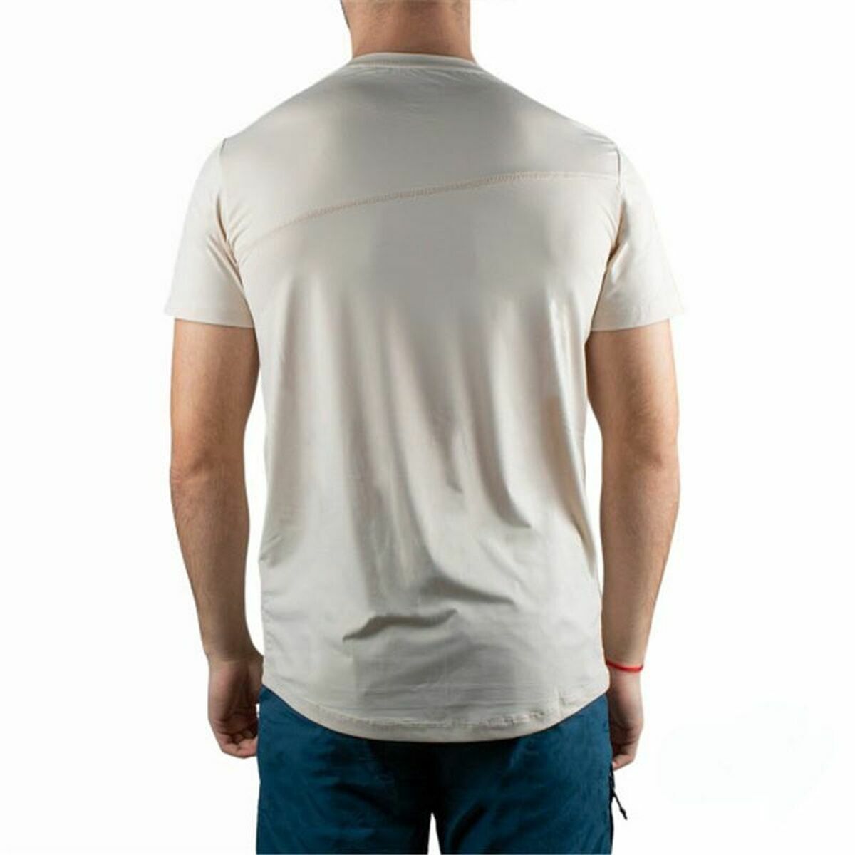 T-shirt med kortärm Herr +8000 Uvero Beige - 2