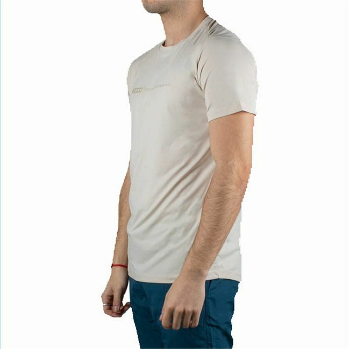 T-shirt med kortärm Herr +8000 Uvero Beige - 4