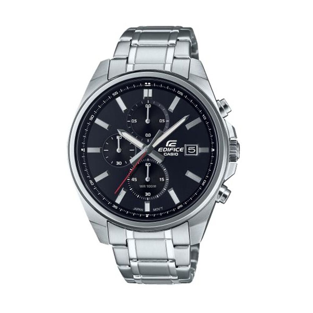 Herrklocka Casio EFV-610D-1AVUEF Svart Silvrig