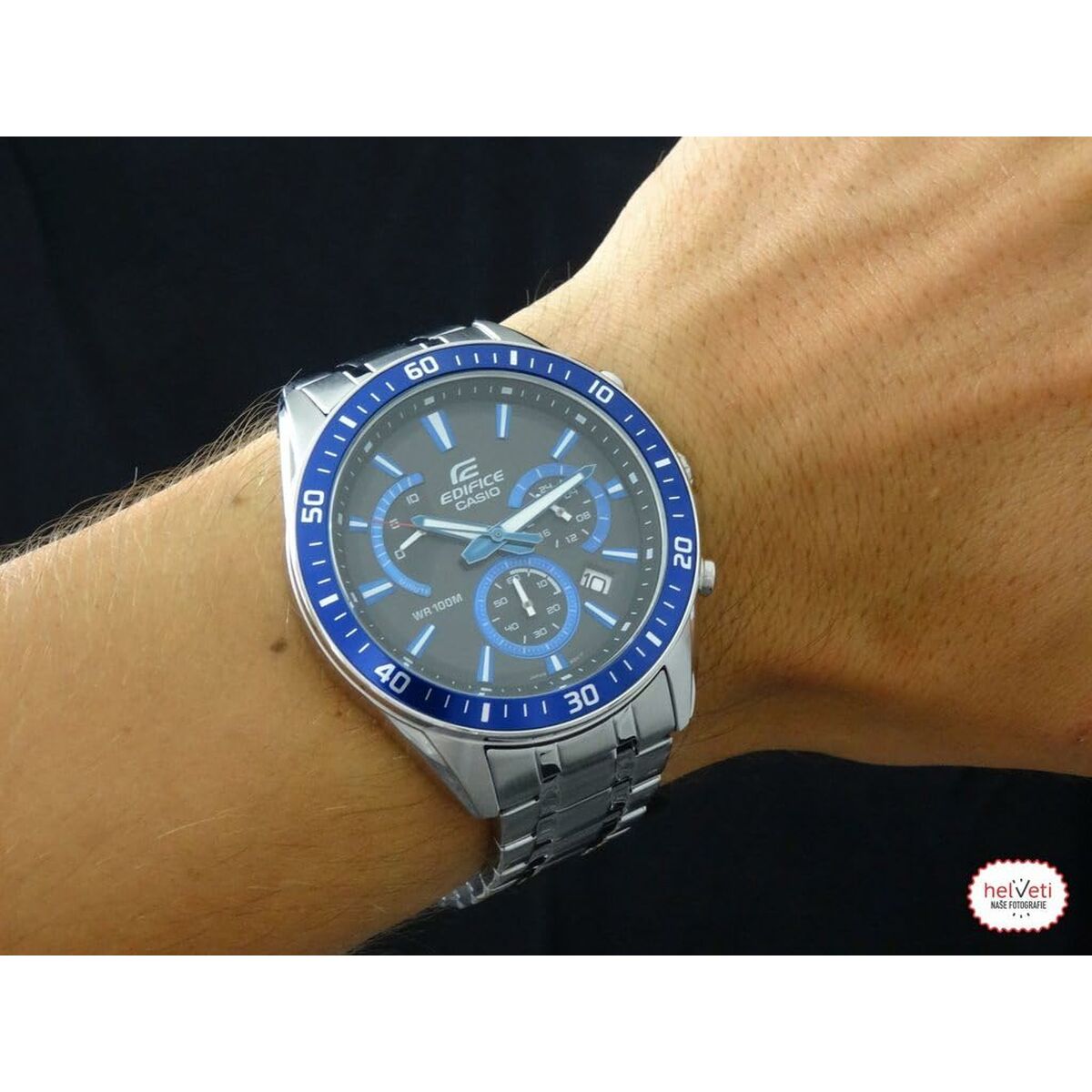Herrklocka Casio EFR-552D-2AVUEF Silvrig (Ø 47 mm) - 5