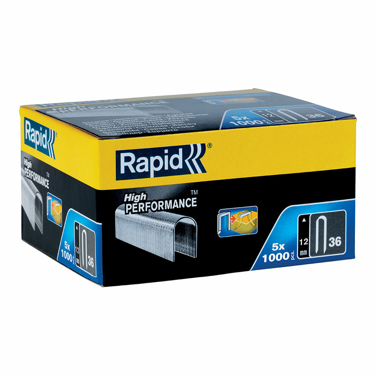 Häftklamrar Rapid  dp 11885110 Kablar 5000 antal