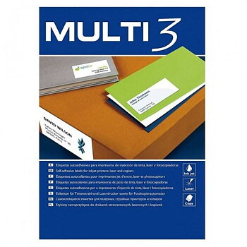 Etiketter till Skrivare Apli 04717 Vit 48,5 x 25,4 mm