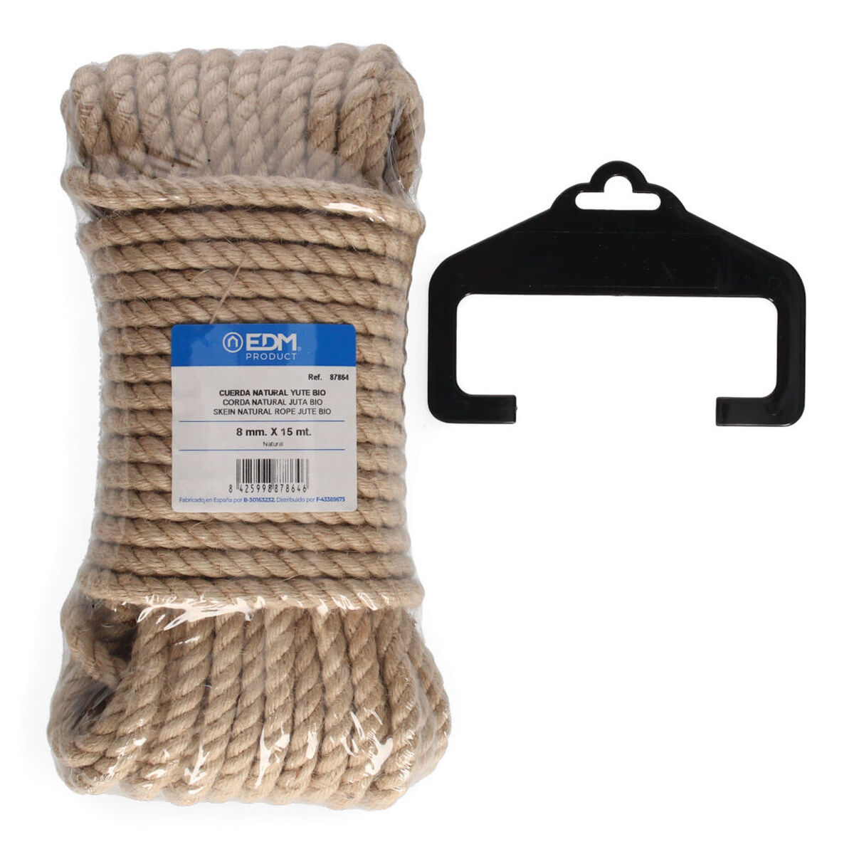Snöre EDM 87864 Naturell Jute 15 m - 5