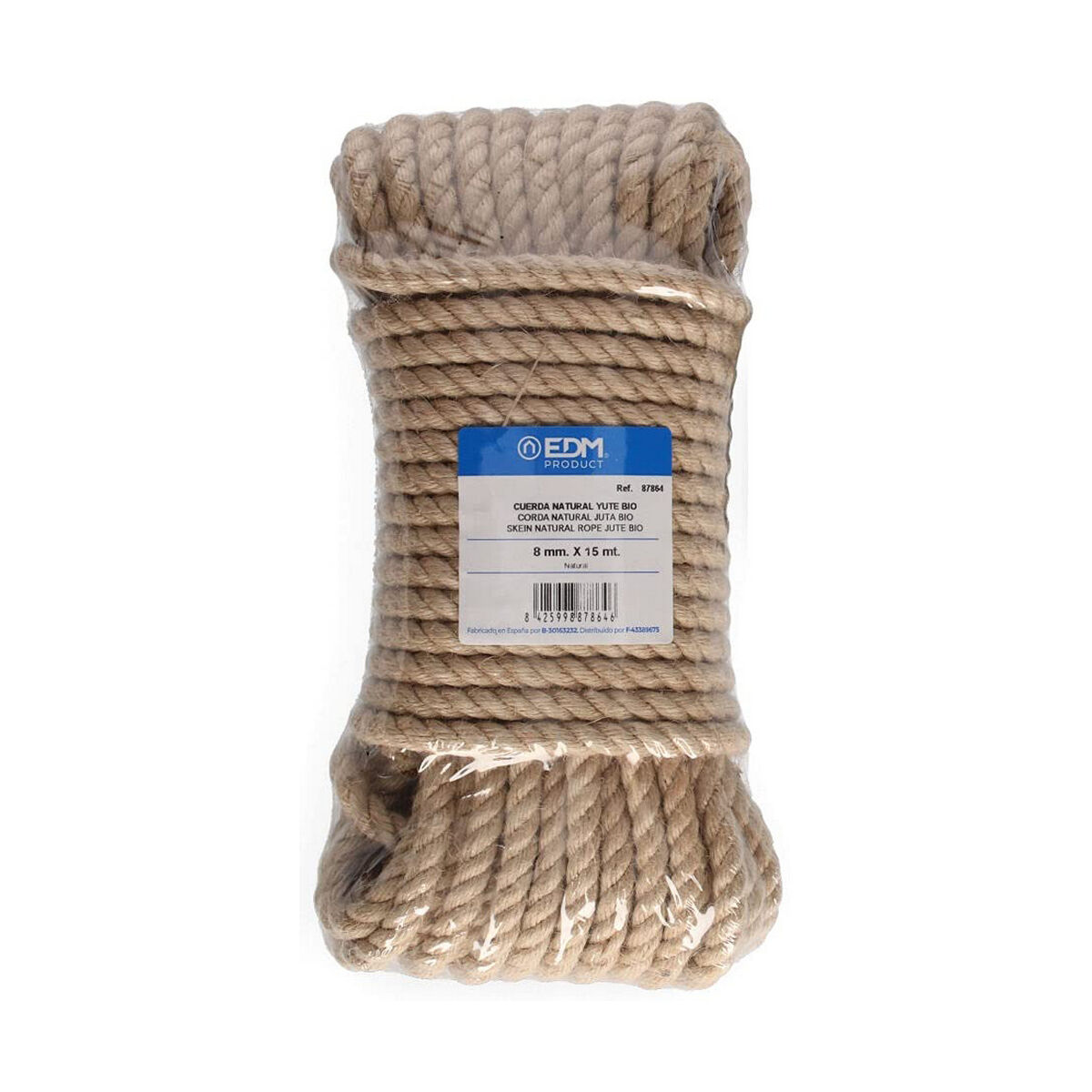 Snöre EDM 87864 Naturell Jute 15 m - 4