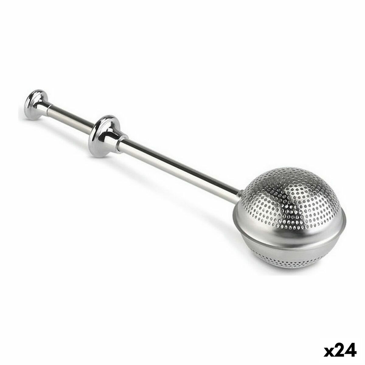 Infusionsfilter Quttin Rostfritt stål Silvrig Knapp (24 antal) (18,5 x 5 cm) - 4