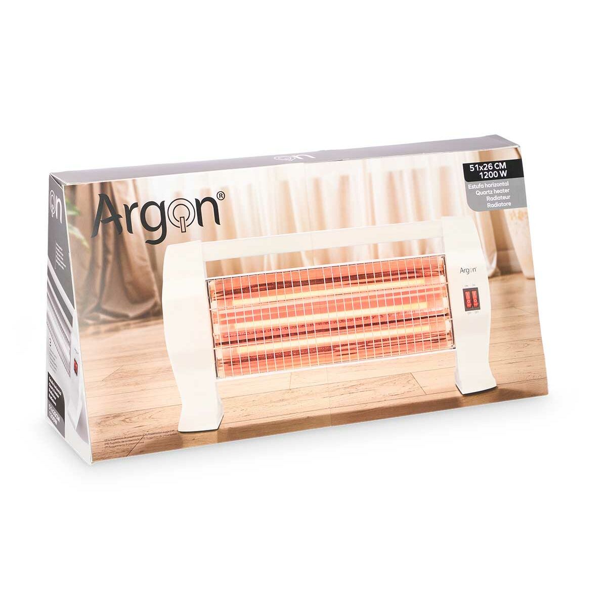 Halogenvärmare Argon W-HH1231 Vit 1200 W - 2