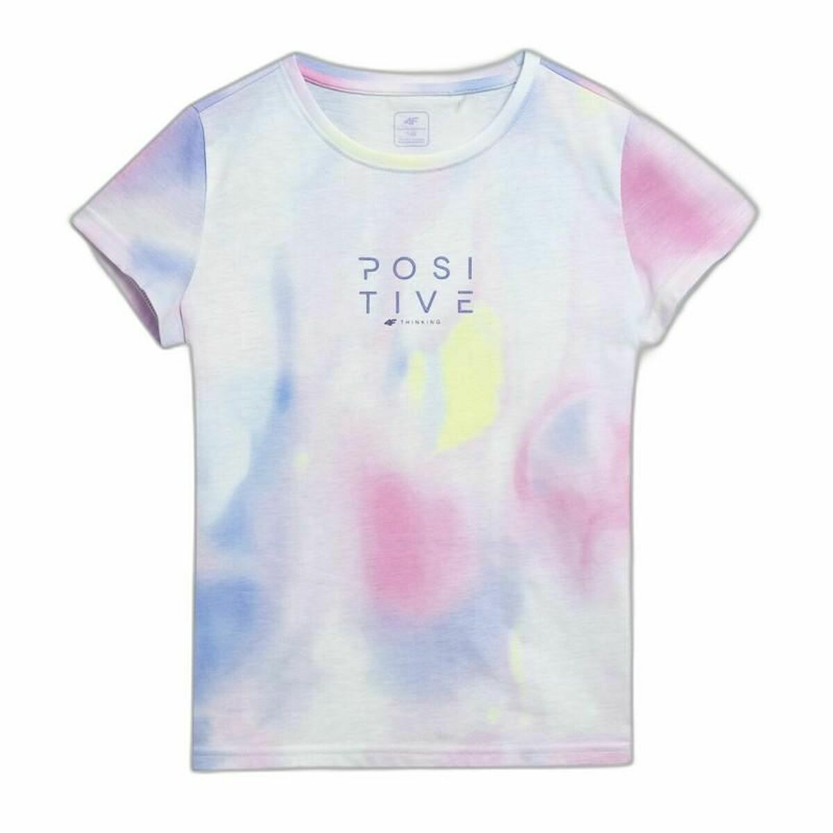 Barn T-shirt med kortärm 4F  F382 Vit - 2