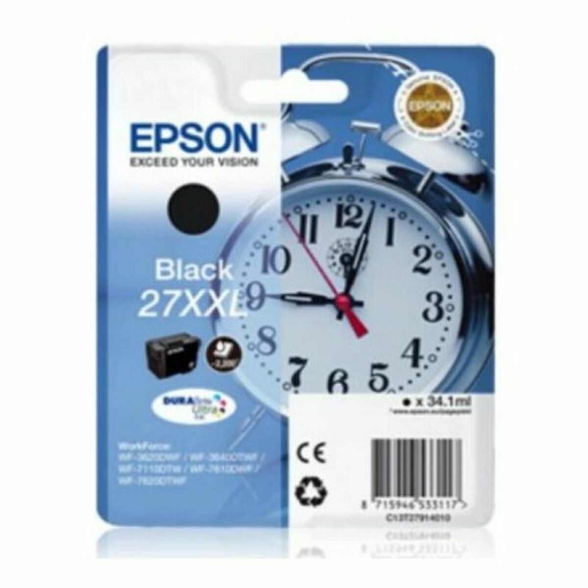 Original Bläckpatron Epson C13T27914012 Svart