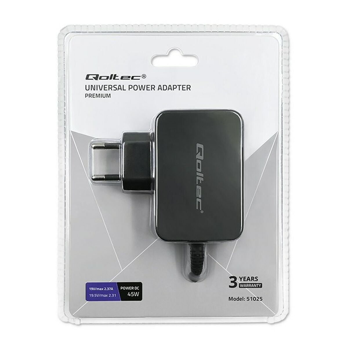 Laptopladdare Qoltec 51025 45 W - 7