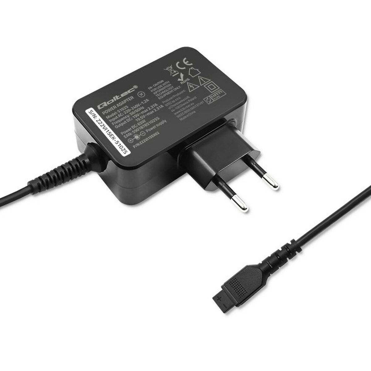 Laptopladdare Qoltec 51025 45 W - 3