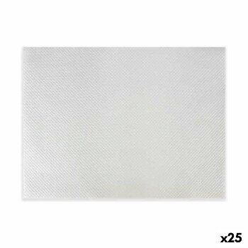 Table mat set Algon Engångsanvändning Vit 60 Delar 30 x 40 cm (25 antal)