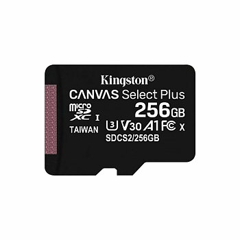 Micro-SD Minneskort med Adapter Kingston SDCS2/256GB