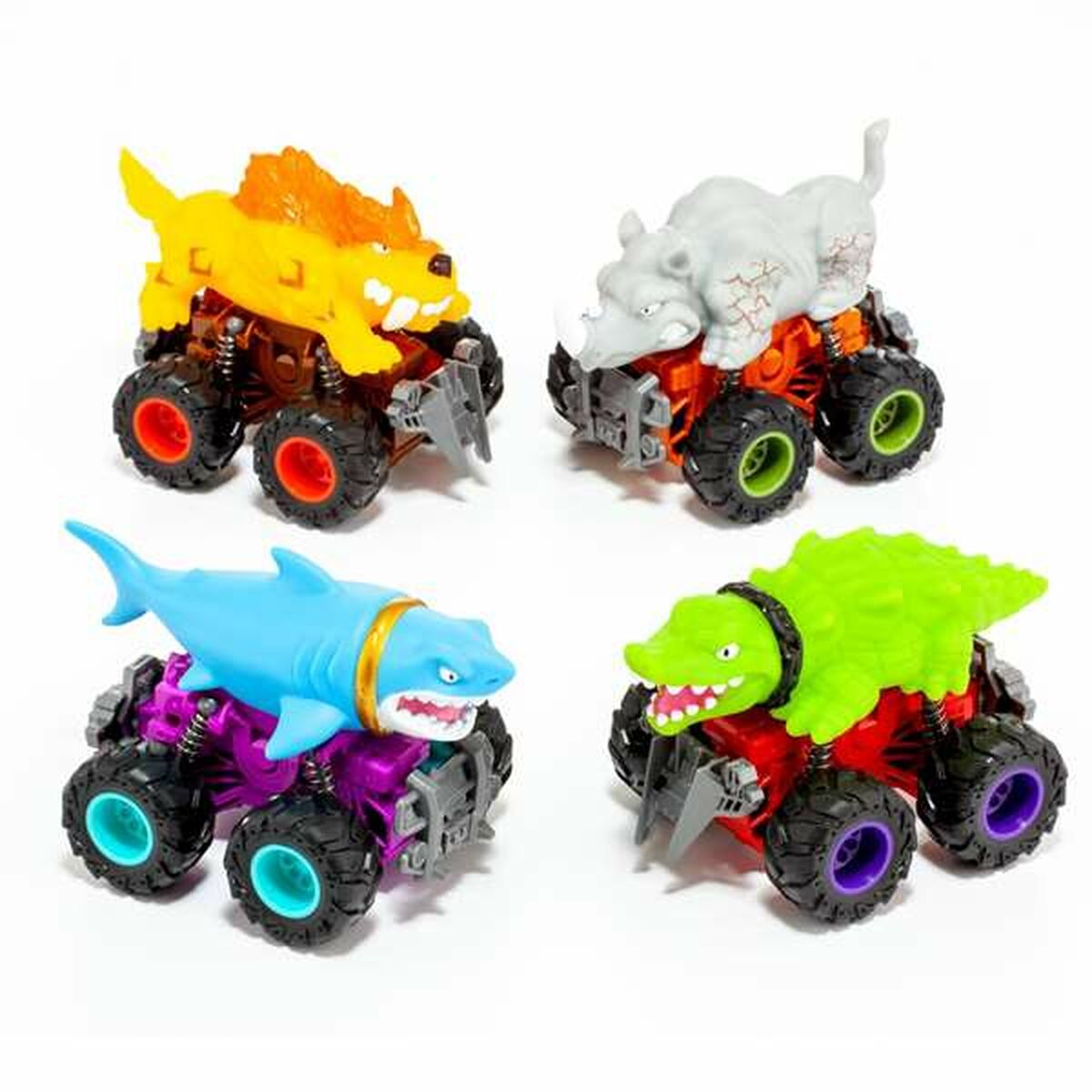Friktionsbil Moltó Beast Wheels Multicolour