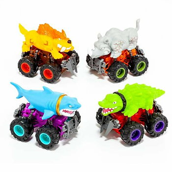 Friktionsbil Moltó Beast Wheels Multicolour
