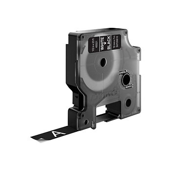 Laminerat Band Dymo S0720610 Svart Vit/Svart