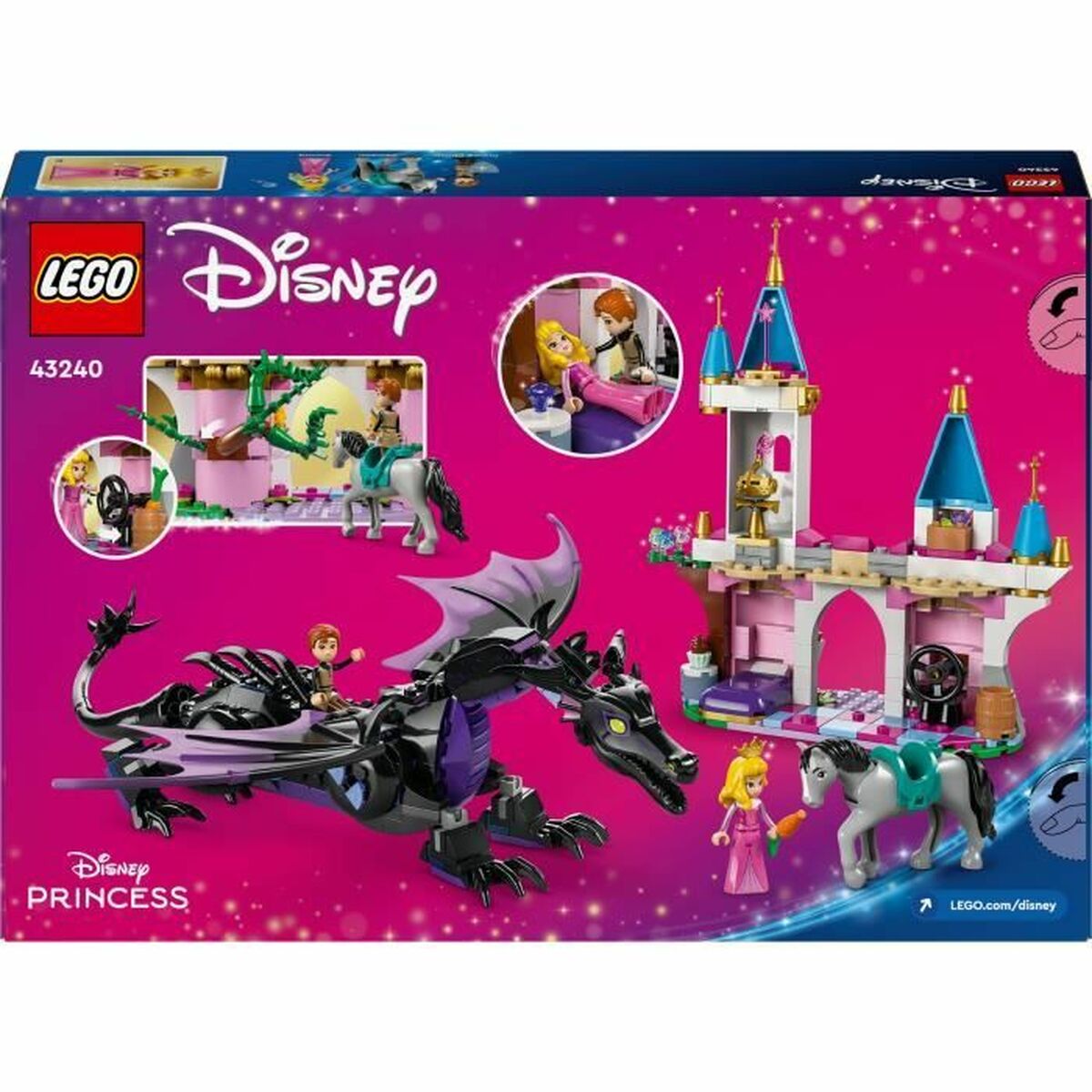 Byggsats Lego Disney Princess 43240 Maleficent as a dragon Multicolour 583 Delar - 6