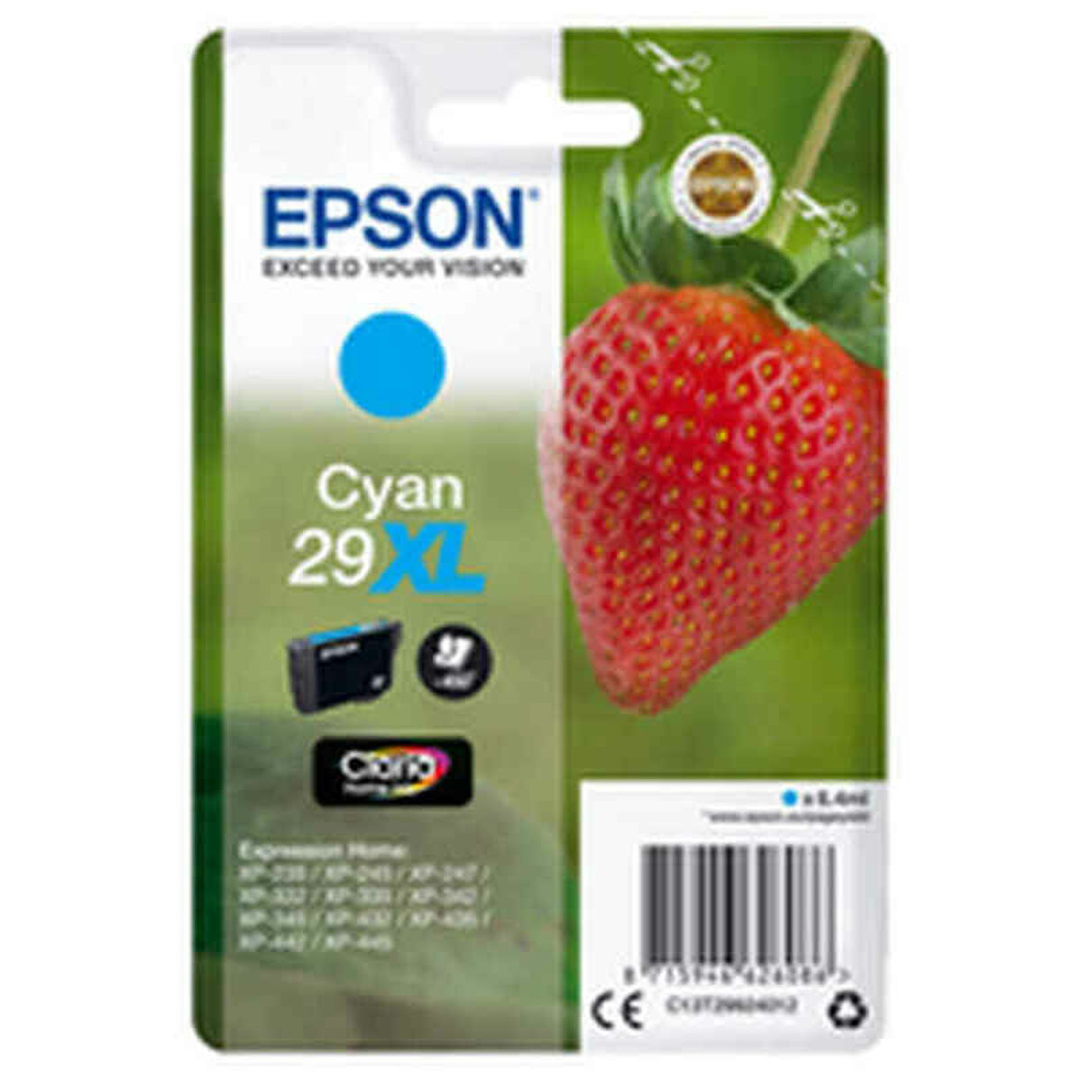 Original Bläckpatron Epson Singlepack Cyan 29XL Claria Home Ink Turkos