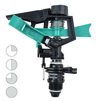 Sprinkler Ferrestock SEC-CIR Svart M1/2" Hård plast
