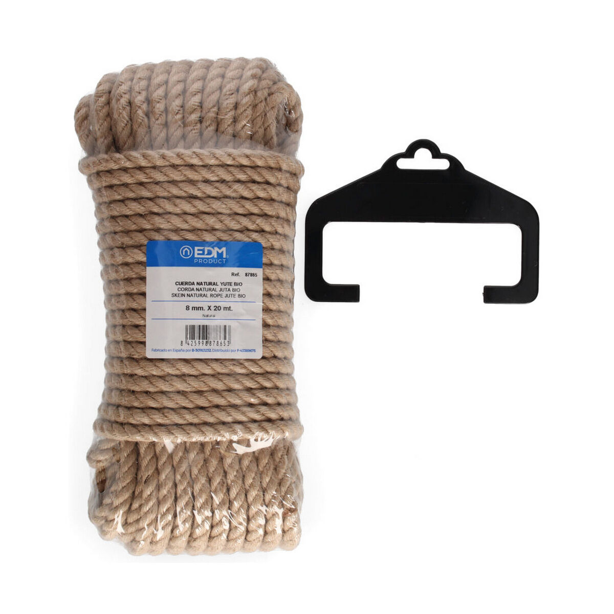 Snöre EDM 87865 Naturell Jute 20 m - 3