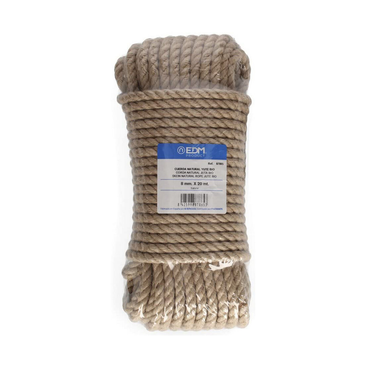 Snöre EDM 87865 Naturell Jute 20 m - 2