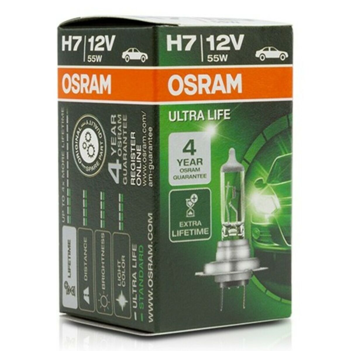 Glödlampa för bil Osram 64210ULT H7 12V 55W - 4