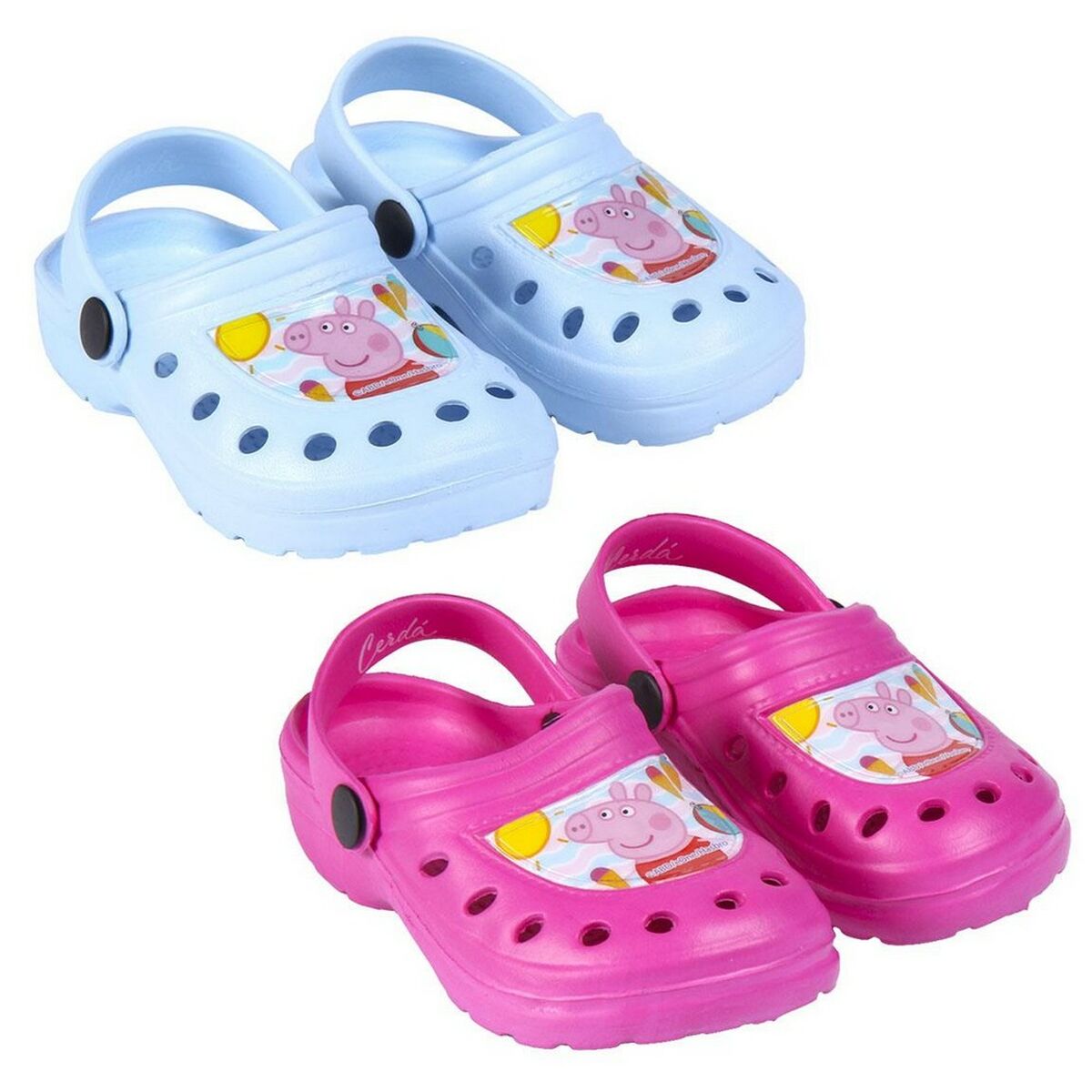 Strandtofflor Peppa Pig Blå - 7