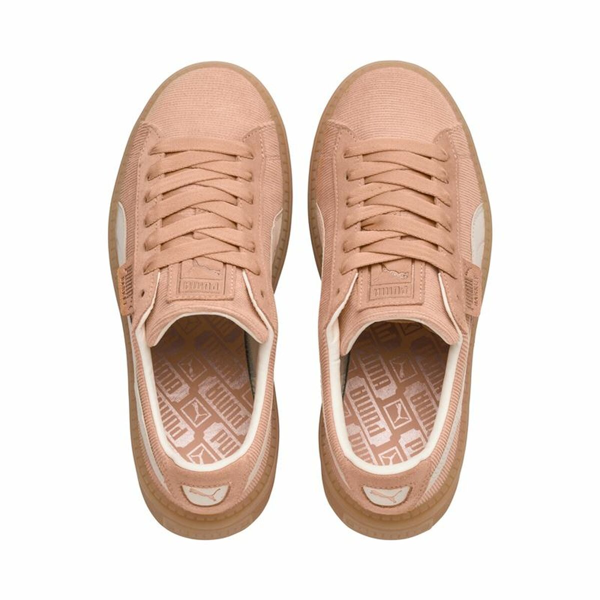 Casual Träningsskor Dam Puma Platform Trace Corduroy Orange - 6