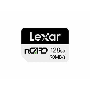 Micro-SD Minneskort med Adapter Lexar nCAR 128 GB (Renoverade A)