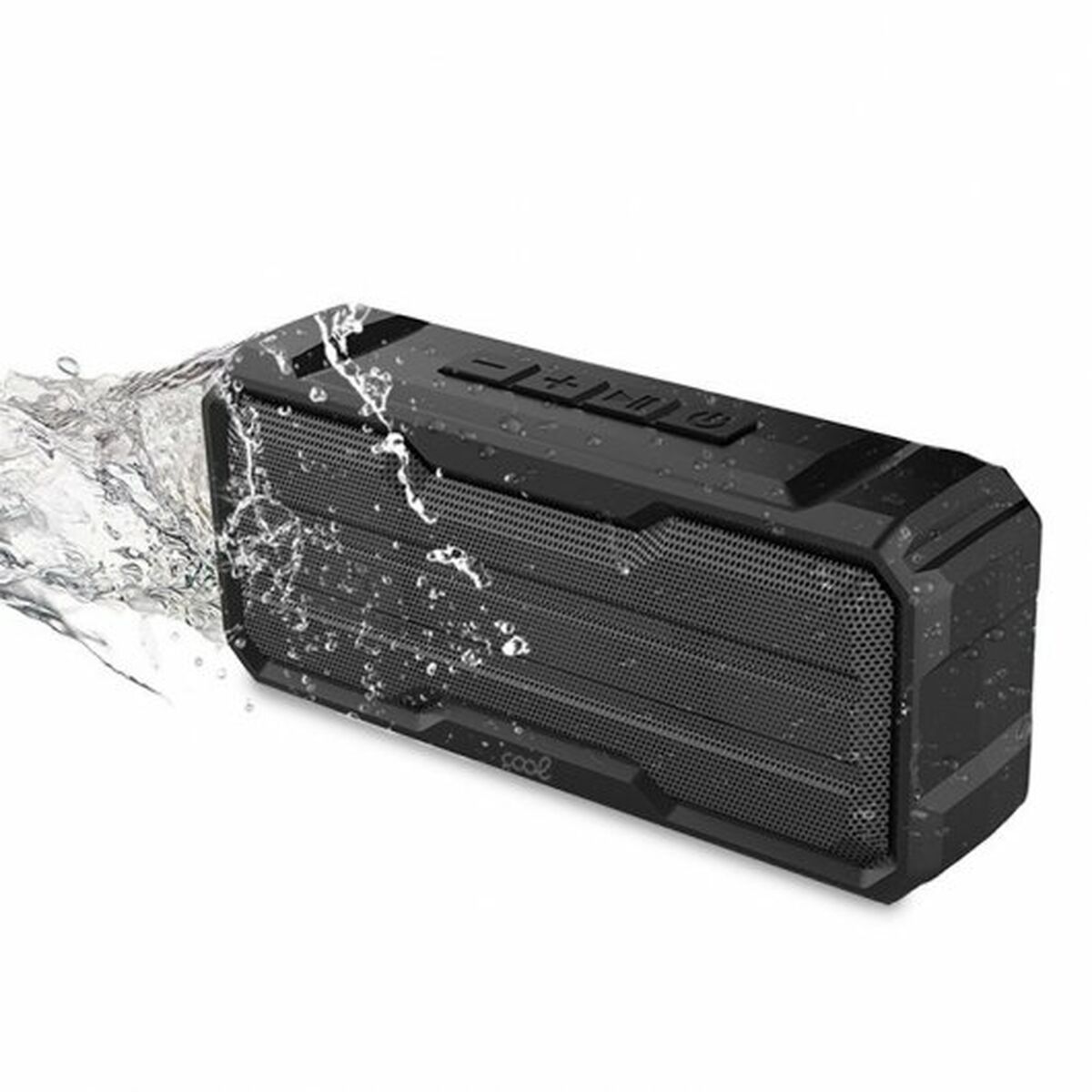 Bärbar Bluetooth Högtalare Cool Svart - 5