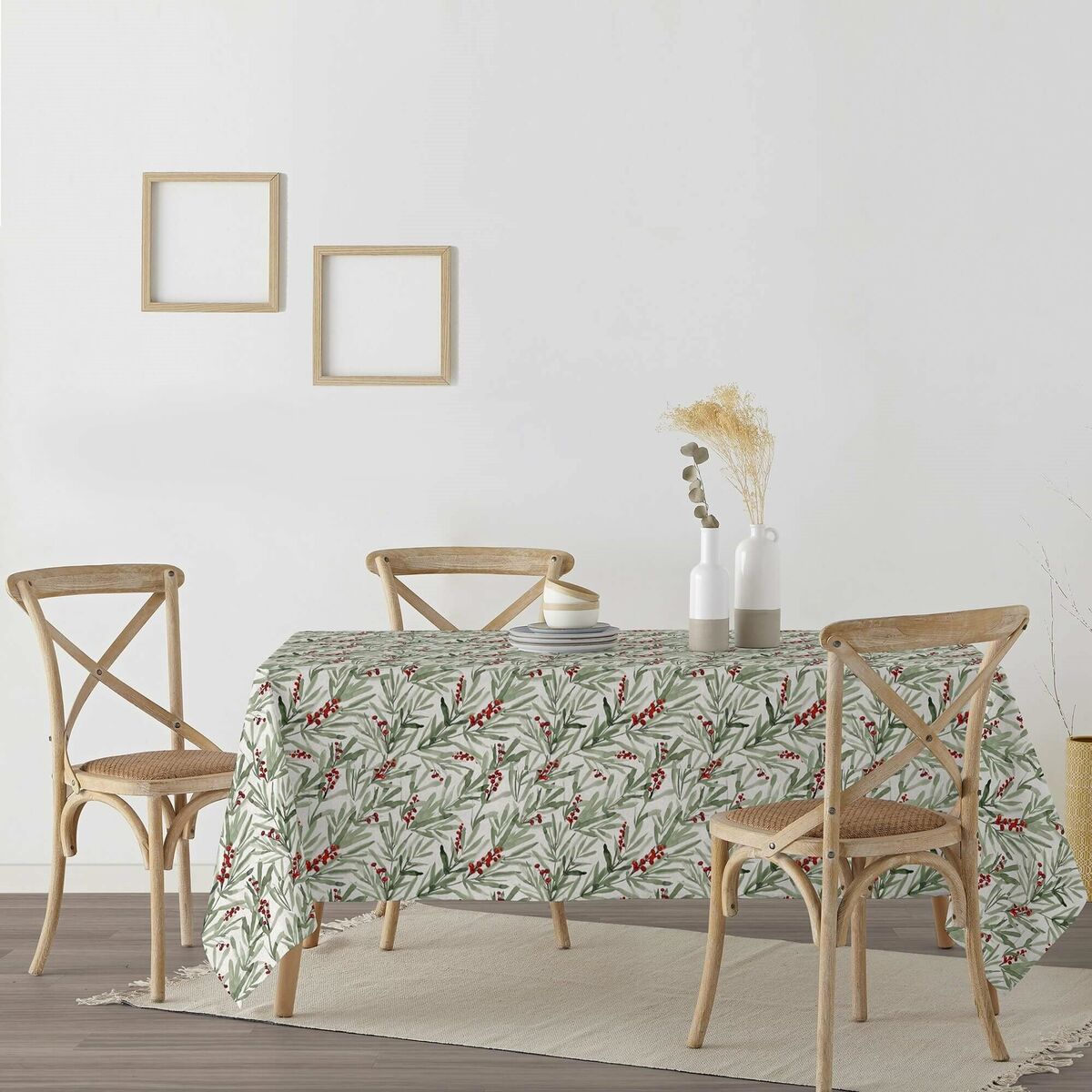 Fläckresistent bordsduk i harts Belum Merry Christmas Multicolour 300 x 140 cm - 3