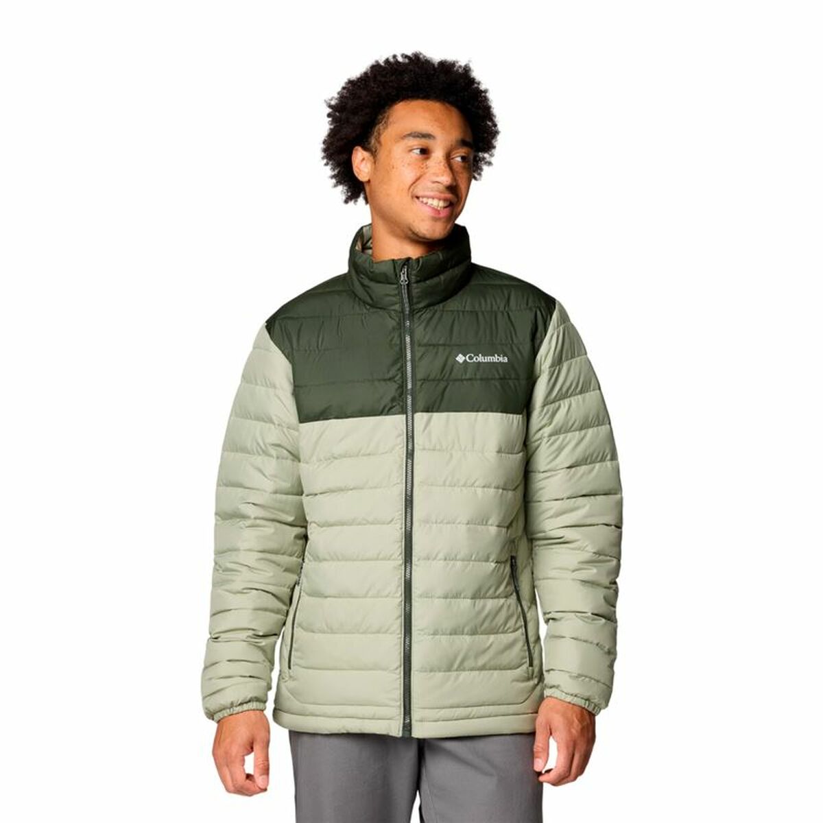 Träningsjacka Herr Columbia Powder Lite™ II Grön