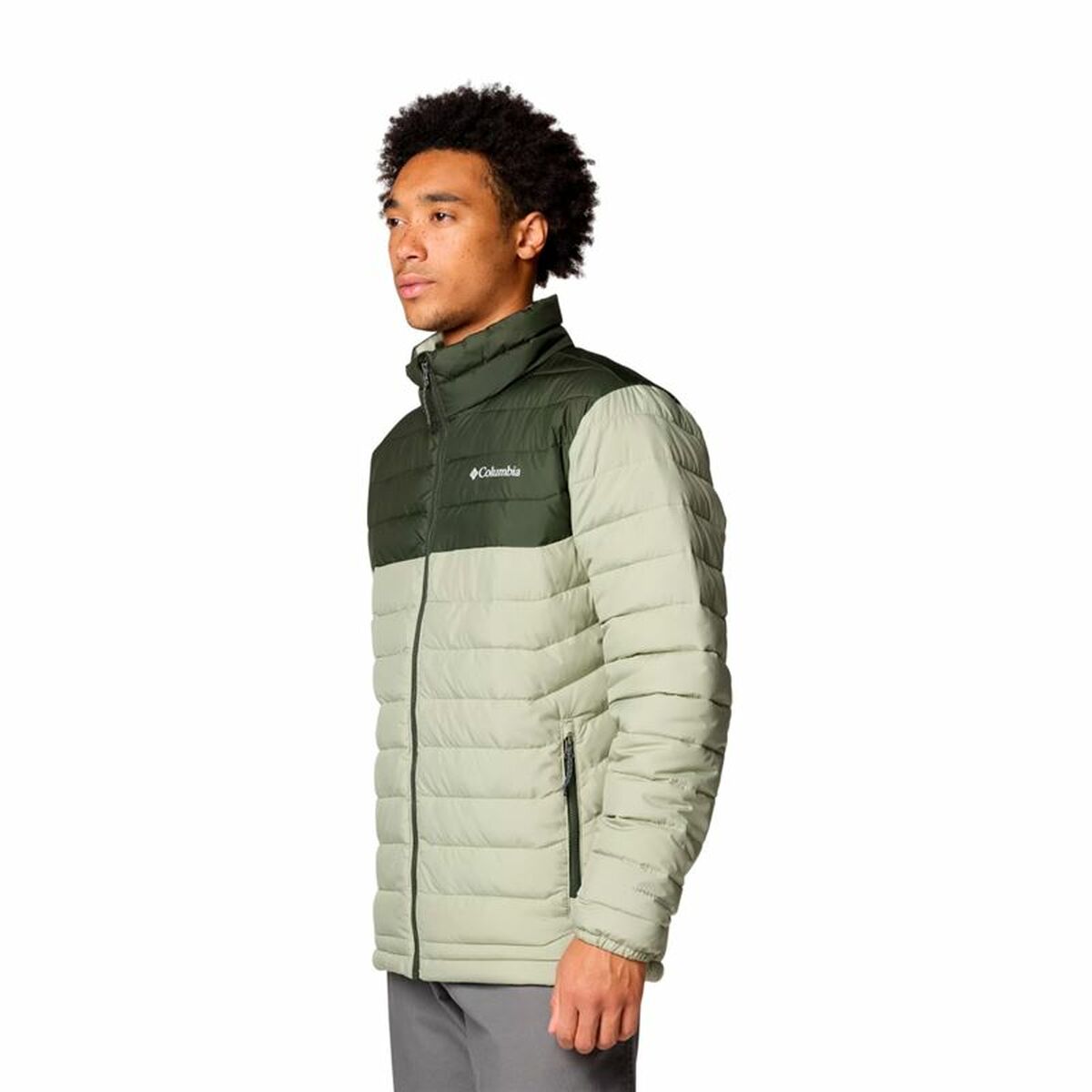 Träningsjacka Herr Columbia Powder Lite™ II Grön - 4