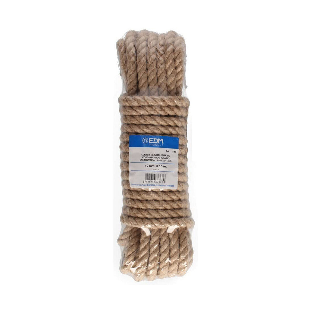 Snöre EDM 87866 Naturell Jute 10 m - 2
