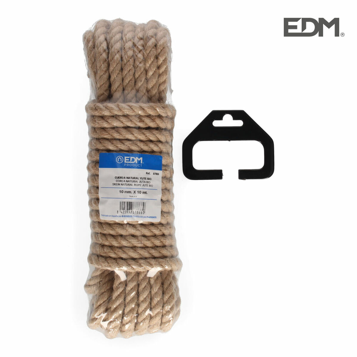 Snöre EDM 87866 Naturell Jute 10 m