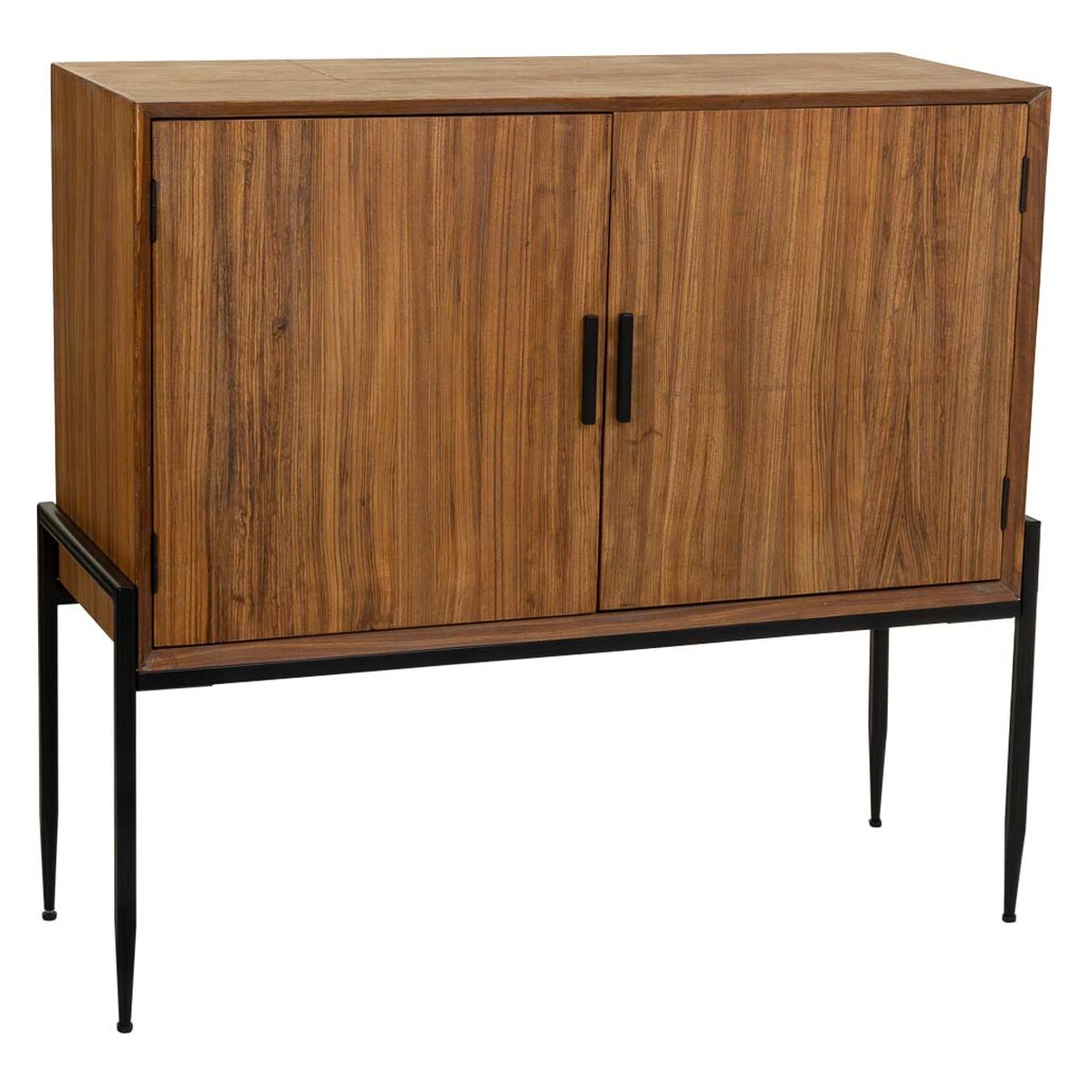 Skänk Alexandra House Living Brun Järn Platta Granträ 40 x 99 x 110 cm - 2