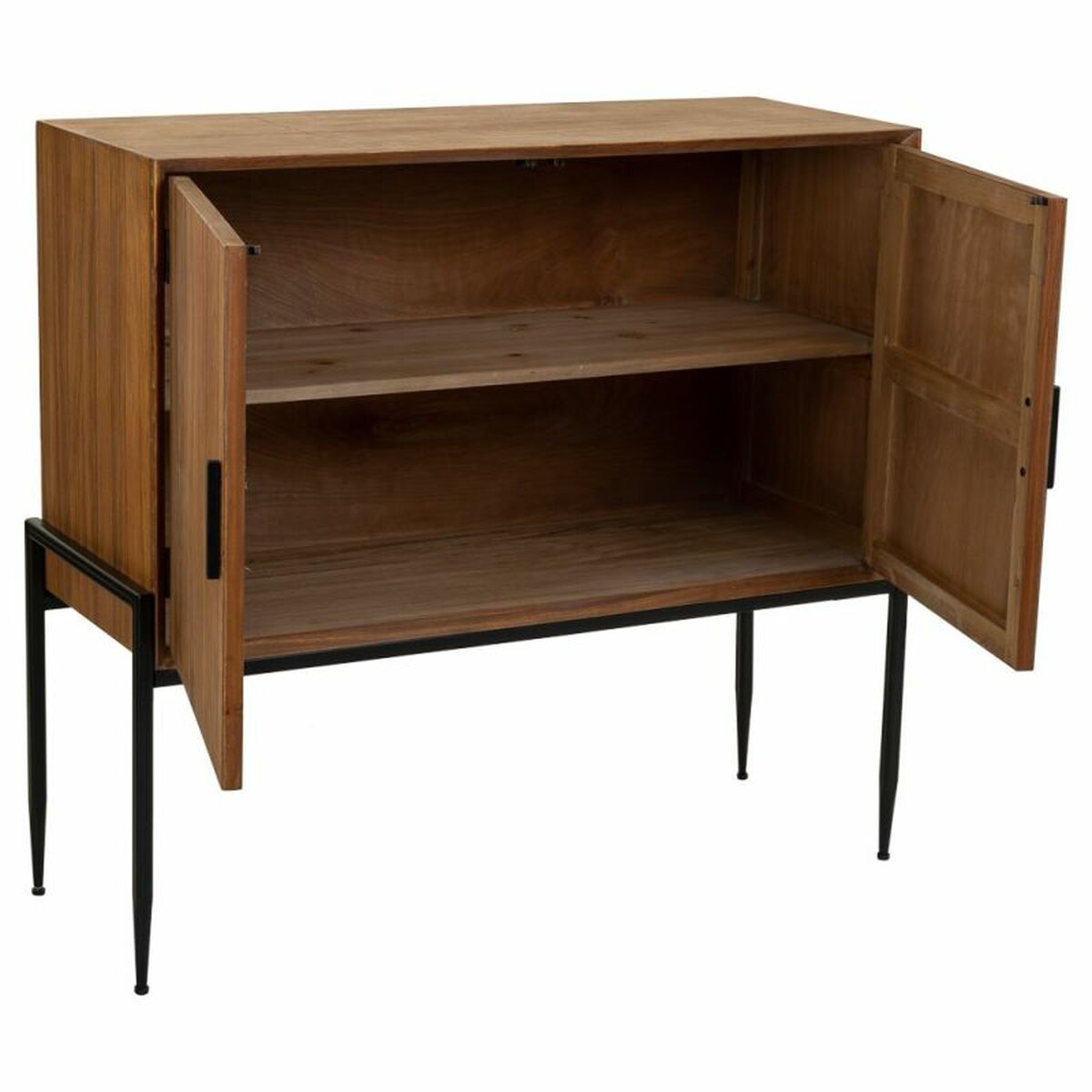 Skänk Alexandra House Living Brun Järn Platta Granträ 40 x 99 x 110 cm - 5